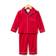 Petite Plume Kid's Classic Flannel Pajama Set - Red