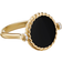 David Yurman Elements Swivel Ring - Gold/Onyx/Mother of Pearl/Diamonds