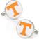 Cufflinks Inc University of Tennessee Volunteers Cufflinks - Silver/Orange/White