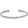 David Yurman X Station Bracelet - Silver/Rose Gold