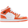 Nike Air Jordan 1 Mid SE GS - Electro Orange/Black/White