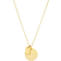 Madewell Etched Coin Layer Necklace Set - Gold