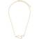 Sterling Forever Leo When Stars Align Constellation Necklace - Gold/Transparent