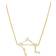Sterling Forever Libra When Stars Align Constellation Necklace - Gold/Transparent