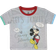 Creda Children's Mickey Mouse T-shirt with Short Sleeves - Grey