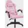 CorLiving Ravagers Gaming Chair - Pink/White