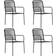 vidaXL 312156 4-pack Garden Dining Chair