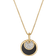 David Yurman Convertible Pendant Necklace - Gold/Transparent/Oynx/Diamonds