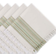 DII Fringed Stripe Cloth Napkin Green, White (50.8x50.8)