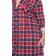 White Mark Piper Stretchy Plaid Tunic Plus Size