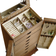 Hives And Honey Cabby Lockable Jewelry Armoire - Oak