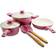 Gibson Home Plaza Cafe Cookware Set with lid 7 Parts