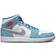 Nike Air Jordan 1 Mid SE M - French Blue/White/Light Steel Grey/Fire Red