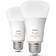 Philips Hue White and Color Ambiance LED Lamps 9.5W E26 2-pack