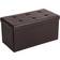 Songmics Leather Folding Storage Ottoman Settee Bench 30x15"