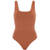 Good American Scuba Modern Tank Bodysuit - Rust