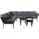 Venture Design Roxo Loungesett, 3 Bord inkl. 4 Soffor