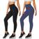 CTHH Women Tummy Control-High Waist Yoga Pants 2-pack