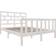 vidaXL Bed Frame Solid Pine 69.5cm Bettrahmen 135x190cm