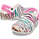 Cross Kid's Classic Animal Print Clog - White/Multi