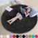 Amdrebio Fluffy Circle Rug Ø121.9