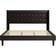 Hostack Platform Bed with Wingback Queen