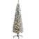 Nearly Natural Flocked Pencil Artificial Christmas Tree 72"