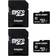 Inland Micro Center MicroSDXC Class 10 UHS-1 U1 80/15MB/s 128GB With Adapter (2-pack)