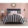 Juicy Couture Cabana Stripe Bedspread Black, Gray (228.6x167.6)