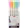 Zebra Mildliner Dual Ended Brush Fluorescent 5-pack