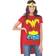 Rubies Women's DC Comics Wonder Woman T-shirt with Cape and Headband