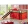 Donco kids Twin Loft Bed with Optional Tent and Slide 41x79"