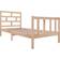 vidaXL Bed Frame Solid Pine 69.5cm Sängram