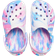 Crocs Toddler Classic Marbled Clog - White/Pink