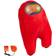 Original Cup Among Us Inflatable Red Costume