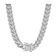 Steeltime Men's Curb Chain Necklace - Silver