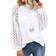 Miholl Lace Casual Loose Blouses T-shirts