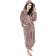 NY Threads Women Fleece Hooded Bathrobe