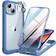 Bumper Case with Screen Protector with Camera Lens Protectors for iPhone 14 2-Pcs