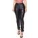 Wayrunz Women's High Waisted Stretch Faux Leather Pants