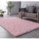 Tabayon Plush Area Multicolor, Pink, Red, Blue, Purple, Gray, Brown, White, Black 96x120"