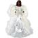 Santa's Workshop 16" Black Wedding Dress Angel Tree Topper Figurine 16"