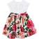 Dolce & Gabbana Girl's Flower Dress - Pink