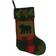 GlitzHome Hooked Bear Stocking 18.9"