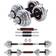 HMS STC30 Dumbbell Set with Chromed Weights 2x15kg