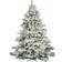 Vickerman Artificial Indoor Flocked Alaskan Pine Christmas Tree 78"