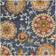 Safavieh Blossom Gold, Black, Multicolor, Red, Blue 72x72"