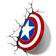 Paladone Marvel 3D LED Light Captain America Shield Wandleuchte