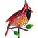 Evergreen Solar Garden Stake Cardinal
