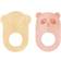 OYOY 2-Pack Animal Baby Teether, Teething Toys